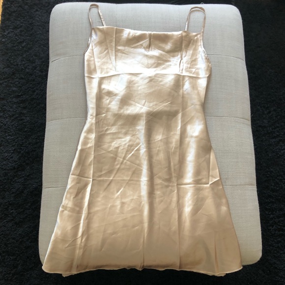 gold slip dress - Picture 1 of 1